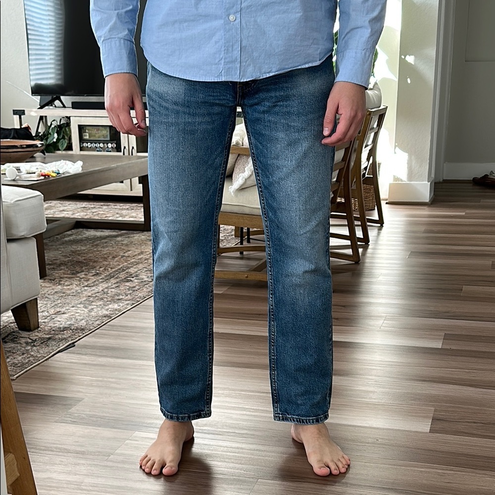 Levi's 514 Blue Straight Jeans